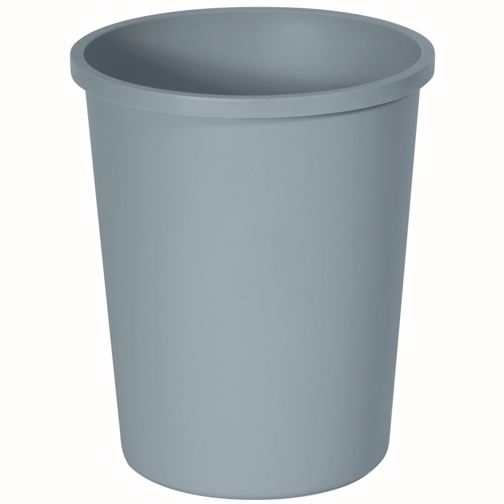 GuestSupply US | Rubbermaid® Wastebasket, 44-3/8 Quart, Light Gray